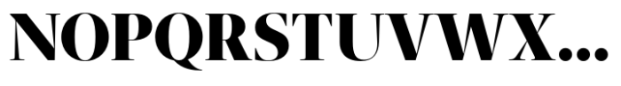Bluteau Fine Heavy Font UPPERCASE