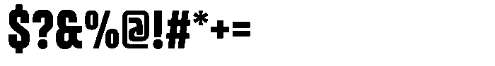 Bluter Regular Font OTHER CHARS