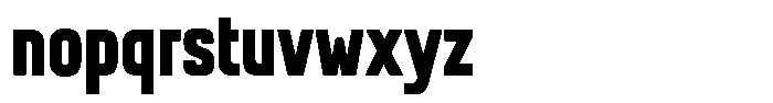 Bluter Regular Font LOWERCASE