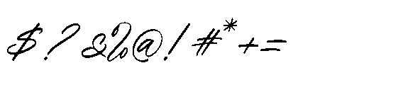 Blynkas Scripte Regular Font OTHER CHARS