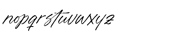Blynkas Scripte Regular Font LOWERCASE