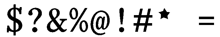 BL Office Times M 8338387b Font OTHER CHARS