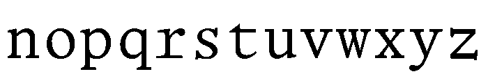 BL Office Times M Font LOWERCASE