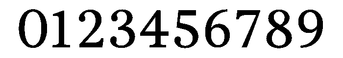 BL Office Times SM Font OTHER CHARS