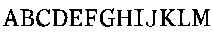 BL Office Times SM Font UPPERCASE