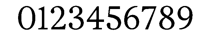 BL Office Times Font OTHER CHARS