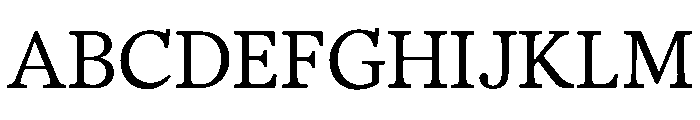 BL Office Times Font UPPERCASE