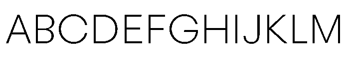 BLCereal ExtraLight Font UPPERCASE