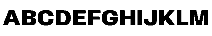 BLHelium Bold Instance Font UPPERCASE