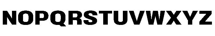BLHelium Bold Instance Font UPPERCASE