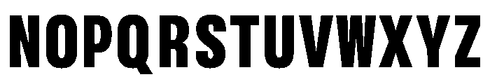 BLHelium BoldCondenced Instance Font UPPERCASE
