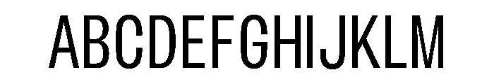 BLHelium BookCondenced Font UPPERCASE