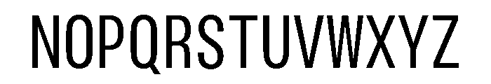 BLHelium BookCondenced Font UPPERCASE