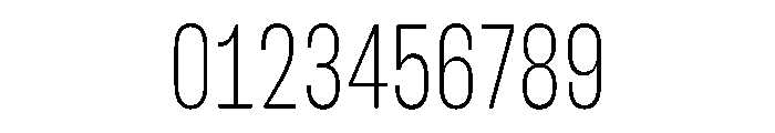 BLHelium ExtraLightCondenced Instance Font OTHER CHARS