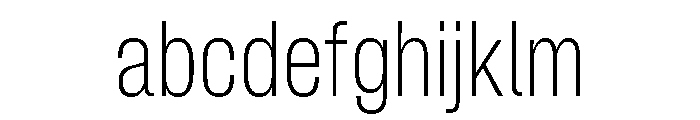BLHelium ExtraLightCondenced FONT