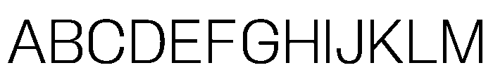 BLHelium Light Instance Font UPPERCASE