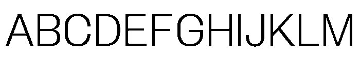 BLHelium Light Font UPPERCASE