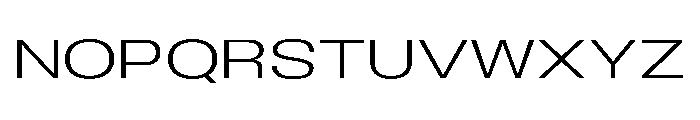 BLHelium LightWide Instance Font UPPERCASE