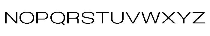 BLHelium LightWide Font UPPERCASE