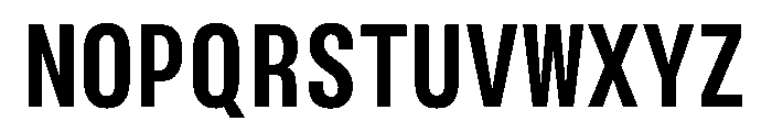 BLHelium MediumCondenced Instance Font UPPERCASE