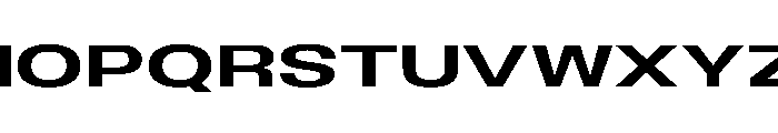 BLHelium MediumWide Instance Font UPPERCASE