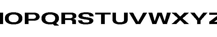 BLHelium MediumWide Font UPPERCASE
