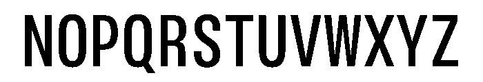BLHelium RegularCondenced Instance Font UPPERCASE