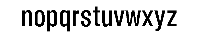 BLHelium RegularCondenced Instance Font LOWERCASE