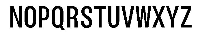 BLHelium RegularCondenced Font UPPERCASE