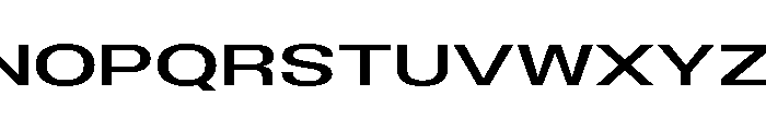 BLHelium RegularWide Font UPPERCASE