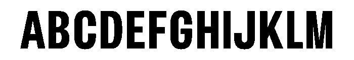 BLHelium SemiboldCondenced Instance Font UPPERCASE