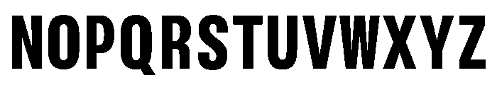 BLHelium SemiboldCondenced Font UPPERCASE