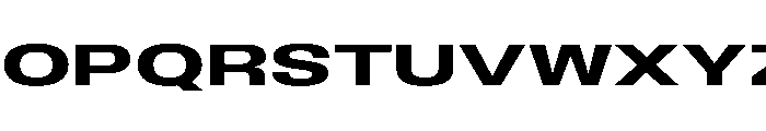 BLHelium SemiboldWide Instance Font UPPERCASE
