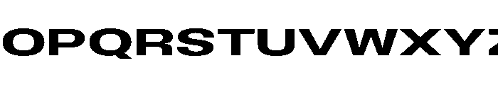 BLHelium SemiboldWide Font UPPERCASE