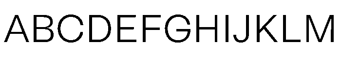 BLMelody Light Font UPPERCASE