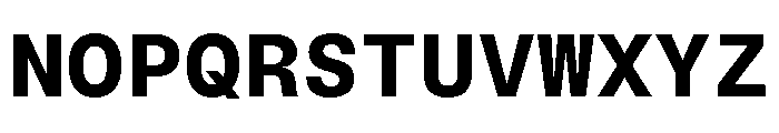BLMelodyMono Bold 51219876 Font UPPERCASE