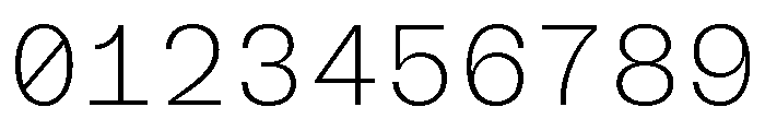 BLMelodyMono ExtraLight 8a698c17 Font OTHER CHARS