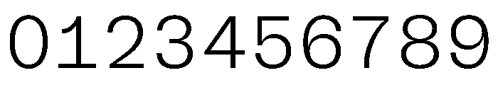 BLMelodyMono Light Font OTHER CHARS