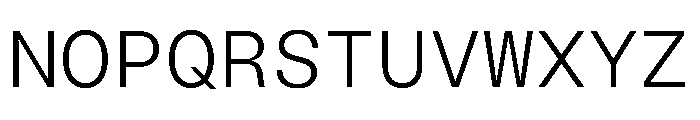 BLMelodyMono Light Font UPPERCASE