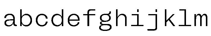 BLMelodyMono Light FONT