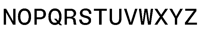 BLMelodyMono Regular Dd76611e Font UPPERCASE