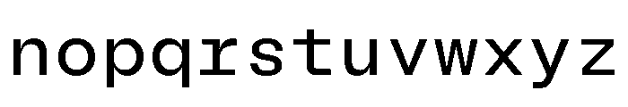 BLMelodyMono Regular Dd76611e Font LOWERCASE