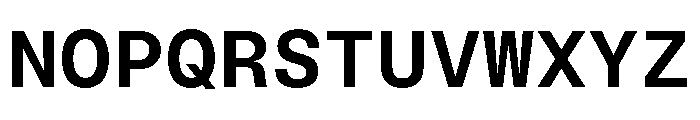 BLMelodyMono SemiBold Font UPPERCASE
