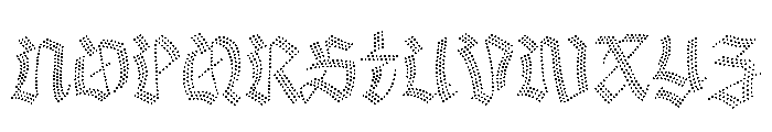 BLOOD$ South101 Font LOWERCASE