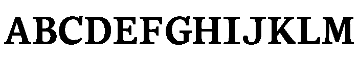BLOfficeTimesTRIAL BoldSemi Mono Instance Font UPPERCASE