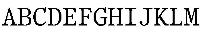 BLOfficeTimesTRIAL BookMono Instance Font UPPERCASE