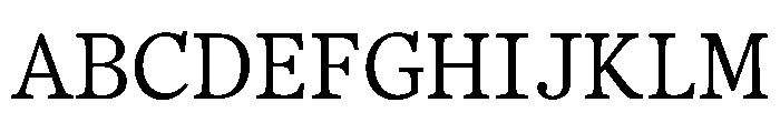 BLOfficeTimesTRIAL BookSemi Mono Instance Font UPPERCASE