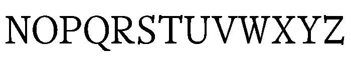 BLOfficeTimesTRIAL BookSemi Mono Instance Font UPPERCASE