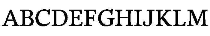 BLOfficeTimesTRIAL Medium Instance Font UPPERCASE