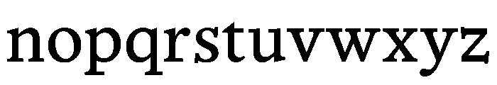 BLOfficeTimesTRIAL Medium Instance Font LOWERCASE